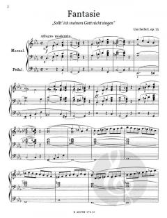 Fantasie über 'Sollt ich meinem Gott nicht singen' von Uso Seifert 