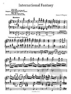 Fantasie über sieben Nationalhymnen für Orgel von James H. Rogers im Alle Noten Shop kaufen