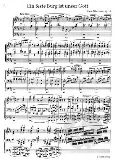 Fantasie und Doppelfuge über 'Ein feste Burg' von Hans Fährmann 