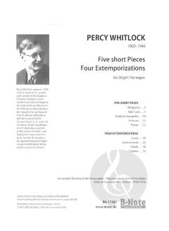 Five short Pieces und Four Extemporizations von Percy Whitlock 