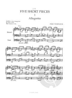 Five short Pieces und Four Extemporizations von Percy Whitlock 