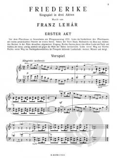 Friederike von Franz Lehár 