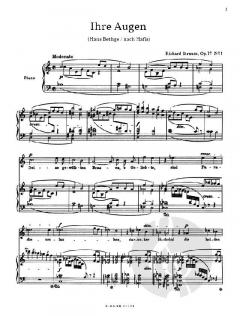 Fünf Gesänge des Orients op.77 von Richard Strauss 