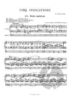 Fünf Invocations für Orgel von Dallier, Henri im Alle Noten Shop kaufen
