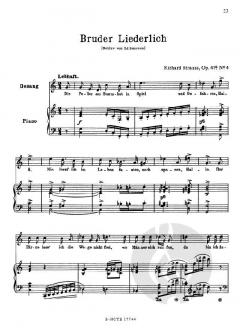 Fünf Lieder op.41 (hoch) von Richard Strauss 