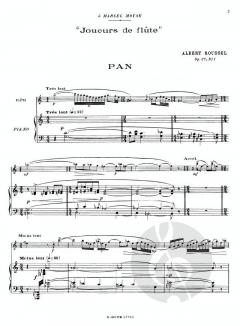 Joueurs de flûte (Die Flötisten) von Albert Roussel 