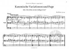 Kanonische Variationen und Fuge für Orgel op.44 von Karl Hoyer im Alle Noten Shop kaufen