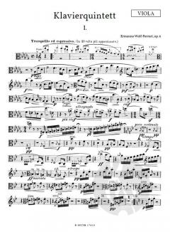 Klavierquintett Des-Dur op.6 von Ermanno Wolf-Ferrari 