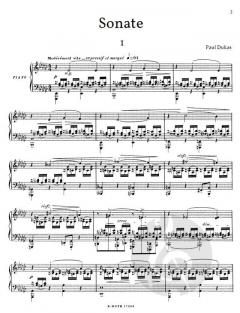 Klaviersonate von Paul Dukas im Alle Noten Shop kaufen