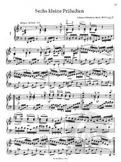 Klavierstücke für Bach-Anfänger von Johann Sebastian Bach im Alle Noten Shop kaufen