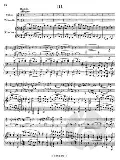 Klaviertrio Nr. 1 op.17 von Paul Juon 