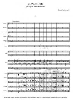 Konzert für Orgel und Orchester es-Moll op.55 von Horatio Parker im Alle Noten Shop kaufen