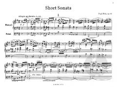 Kurze Sonate G-Dur für Orgel op.8 von Hugh Blair im Alle Noten Shop kaufen