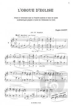 L'Orgue d'Eglise von Eugene Gigout 