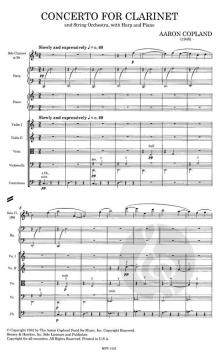 Klarinettenkonzert von Aaron Copland 