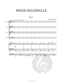 Messe solennelle für Chor SATB und Orgel op.16 von Louis Vierne 
