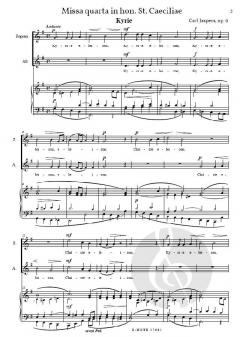 Missa quarta in hon. St. Caeciliae von Carl Jaspers 