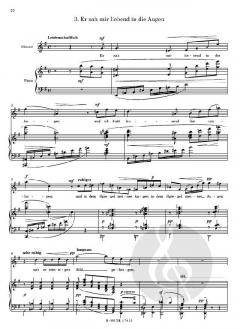 Ofrahs Lieder für Singstimme und Klavier von Kurt Weill 