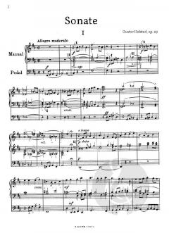 Orgelsonate D-Dur op.29 von Helsted, Gustav im Alle Noten Shop kaufen