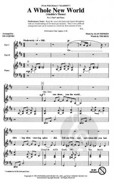 A Whole New World von Alan Menken 