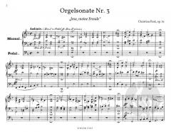 Orgelsonate Nr. 3 d-Moll 'Jesu meine Freude' op.19 von Christian Fink im Alle Noten Shop kaufen