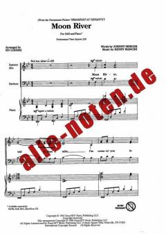 Moon River (From Breakfast At Tiffany's) (Ed Lojeski) 