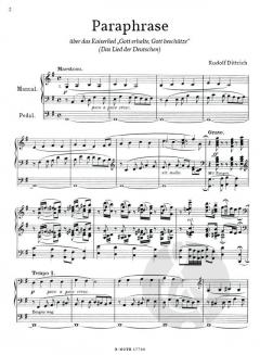Paraphrase über das Kaiserlied (Das Lied der Deutschen) von Rudolf Dittrich 