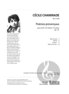 Poèmes provençaux für Klavier op.127 von Cecile Chaminade im Alle Noten Shop kaufen