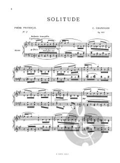 Poèmes provençaux für Klavier op.127 von Cecile Chaminade im Alle Noten Shop kaufen