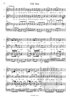 Psalmen aus 'Vesper solemnis' von Johann Baptist Sternkopf 