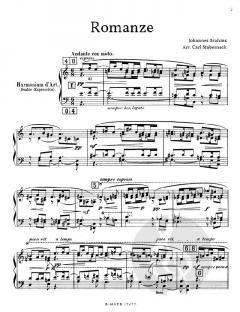 Romanze a-Moll (Fassung für Kunsthamonium) von Max Reger 