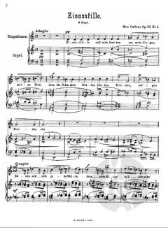 Sechs geistliche Gesänge von Max Gulbins 