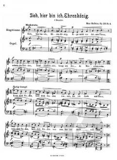 Sechs geistliche Gesänge von Max Gulbins 