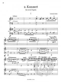 Sechs Konzerte für zwei Orgeln (Klaviere) Vol.1 von Antonio Soler im Alle Noten Shop kaufen
