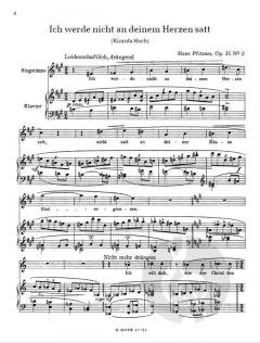 Sechs Liebeslieder nach Ricarda Huch op.35 von Hans Pfitzner 