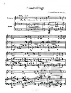 Sechs Lieder op.56 von Richard Strauss 