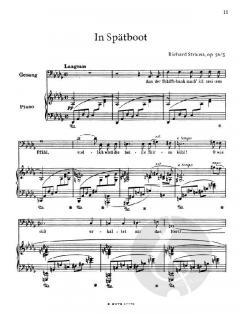 Sechs Lieder op.56 von Richard Strauss 