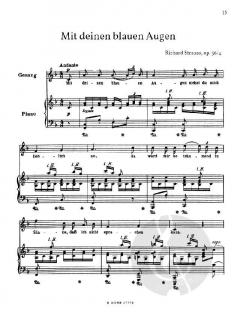 Sechs Lieder op.56 von Richard Strauss 