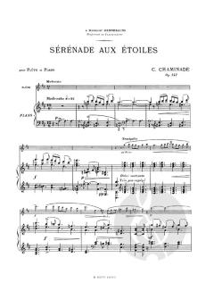 Sérénade aux Étoiles für Flöte und Klavier op.142 von Cecile Chaminade im Alle Noten Shop kaufen