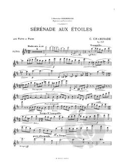 Sérénade aux Étoiles für Flöte und Klavier op.142 von Cecile Chaminade im Alle Noten Shop kaufen