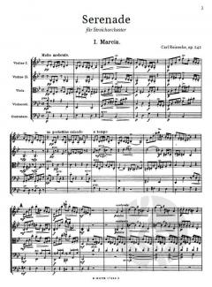 Serenade g-Moll für Streichorchester op.242 von Carl Reinecke im Alle Noten Shop kaufen (Partitur)