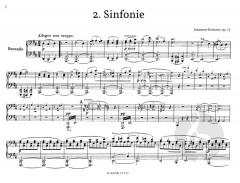 Sinfonie Nr. 2 D-Dur op.73 von Johannes Brahms 