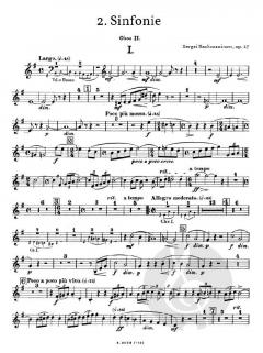 Sinfonie Nr.2 e-Moll op.27 von Sergei Rachmaninow 