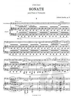 Sonate c-Moll für Cello und Klavier op.6 von Alfredo Casella im Alle Noten Shop kaufen