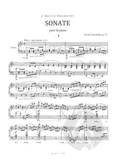 Sonate für Klavier op.21 von Cecile Chaminade im Alle Noten Shop kaufen