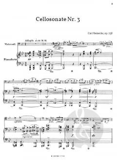 Sonate Nr. 3 G-Dur op.238 von Carl Reinecke 