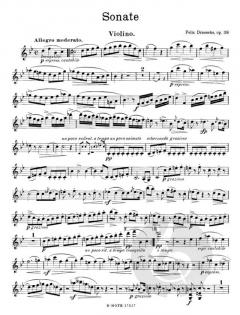 Sonate op.38 von Felix Draeseke 
