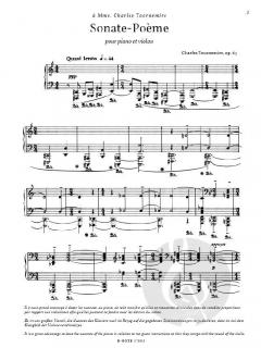 Sonate-Poème für Klavier und Violine op.65 von Charles Tournemire im Alle Noten Shop kaufen