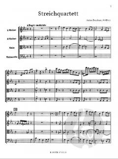 Streichquartett c-Moll WAB 111 von Anton Bruckner im Alle Noten Shop kaufen