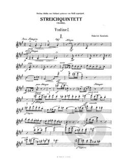 Streichquintett fis-Moll von Heinrich Kaminski im Alle Noten Shop kaufen (Stimmensatz)